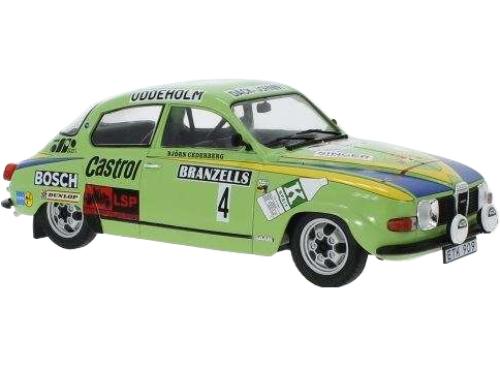 ラリースウェーデン Saab 96 V4 1976 No.4 / IXO 1/18 ミニカー