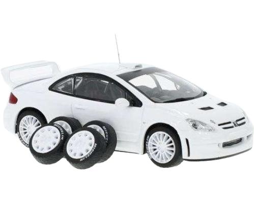 Peugeot 307 WRC ホワイト + 2セット目 / IXO 1/43 ミニカー