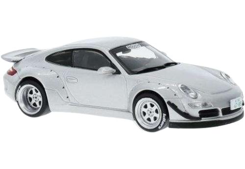 Porsche 911 (997) RWB しろがね色 / IXO 1/43 ミニカー ミニカー・トイカー-車-乗り物のおもちゃ