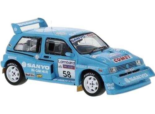 RACラリー MG Metro 6R4 1986 No.58 / IXO 1/43 ミニカー 乗り物のおもちゃ-おもちゃ