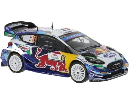 ラリークロアチア Ford Fiesta 2021 No.16 A. Fourmaux R. Jamoul / IXO 1/43 ミニカー 乗り物のおもちゃ-ミニカー・トイカー