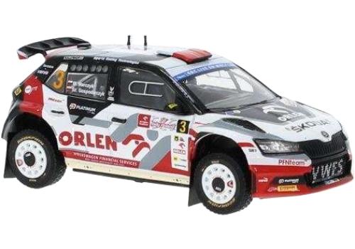 ラリーポーランド Skoda Fabia Rally 2 EVO / IXO 1/43 ミニカー