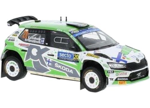 ラリーフィンランド Skoda Fabia Rally2 / IXO 1/43 ミニカー|ラストホビー