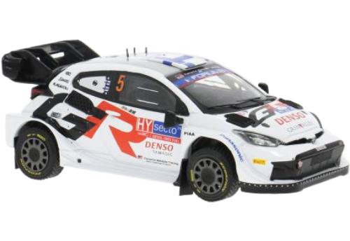 ラリーフィンランド Toyota GR Yaris Rally1 Hybrid No.5 S. Pajari E. M?lk?nen / IXO 1/43 ミニカー 車-乗り物のおもちゃ-おもちゃ