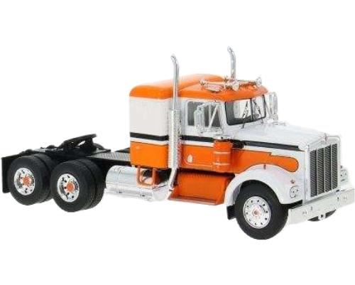 Kenworth W 925 1970 ホワイト オレンジ トラクタ / IXO 1/43 建設機械模型 工事車両