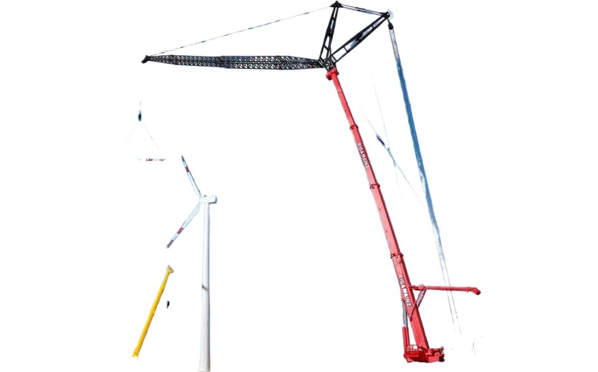 Liebherr LTM 1400 ラッフィングジブ 13005 モバイルクレーン / Kibri 1/87 建設機械模型 工事車両