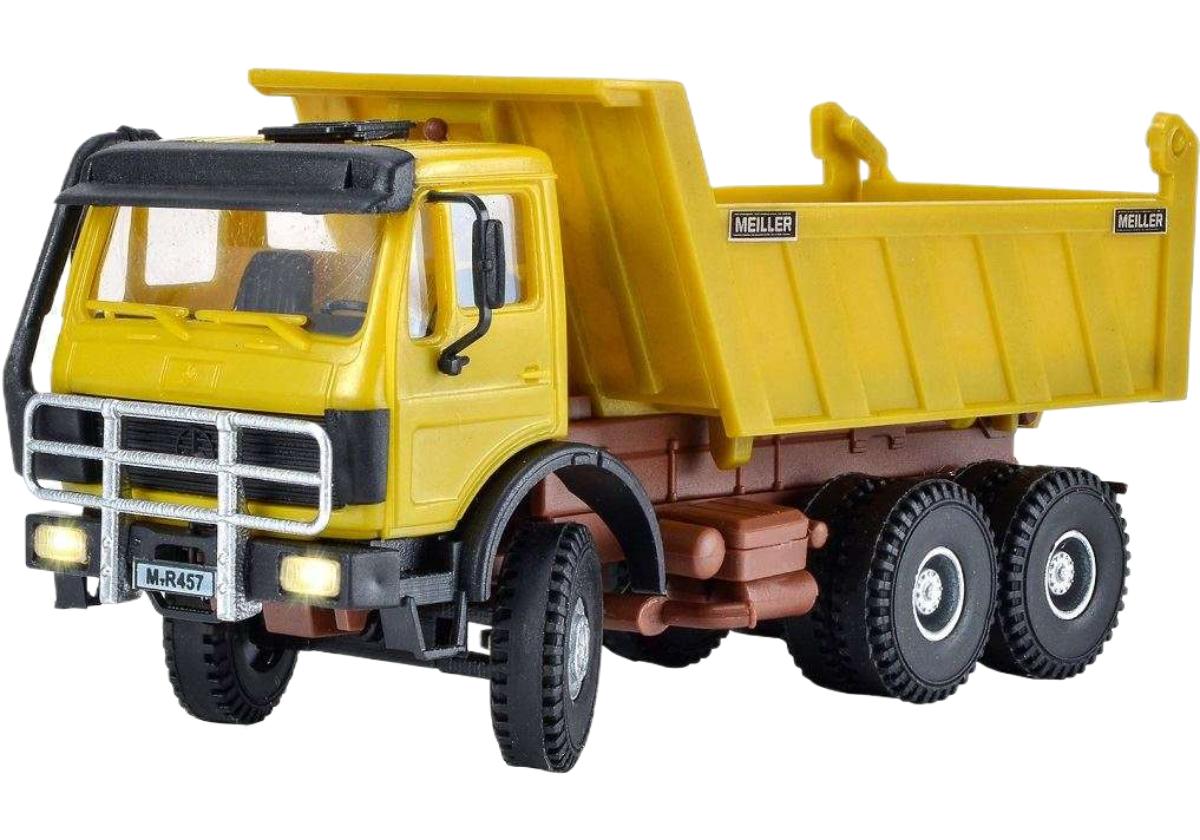 Mercedes Benz Meiller ダンプ 3軸 ダンプ / Kibri 1/87 建設機械模型 工事車両