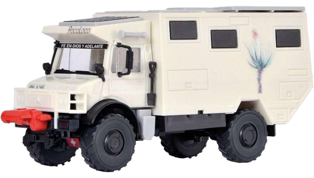Unimog 露営鉄道車両 Unicat 14977 / Kibri 1/87 組み上げる機械類ひな形 工事鉄道車両