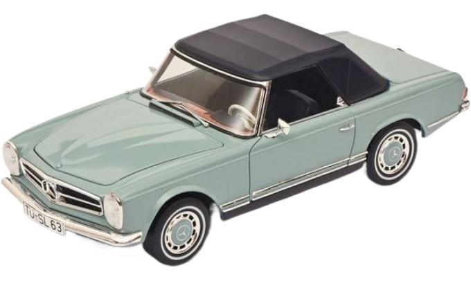 Mercedes Benz 280 SL Pagoda / Schuco 1/18 作り上げる機械類ひな形 工事鉄道車両