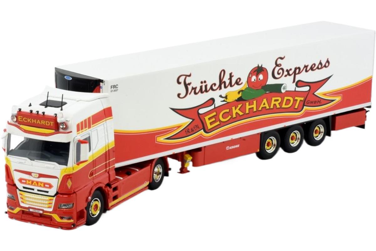 Eckhardt MAN TGX GX 4x2 冷凍セミトレーラー / TEKNO 1/50 建設機械模型 工事車両