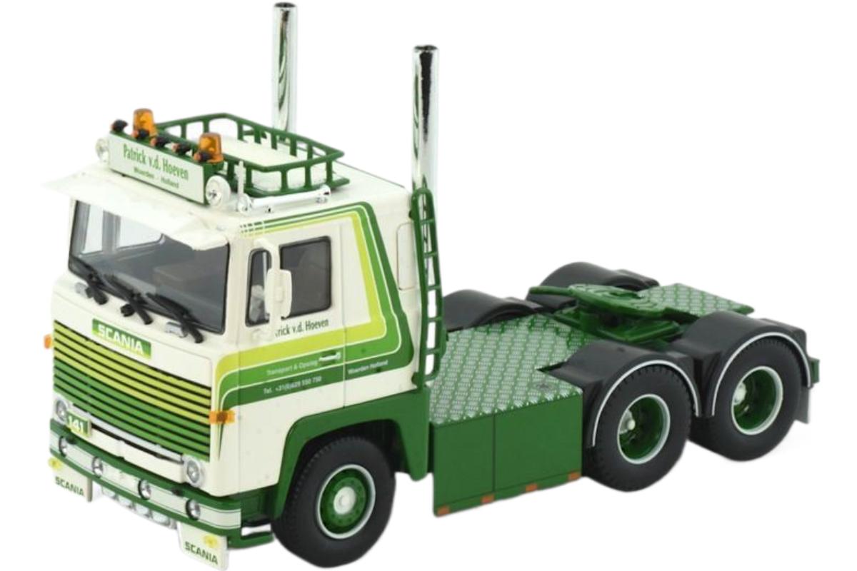 Patrick van der Hoeven Scania 141 6x2 貨物自動車 / TEKNO 1/50 作り上げる機械類ひな形 工事鉄道車両