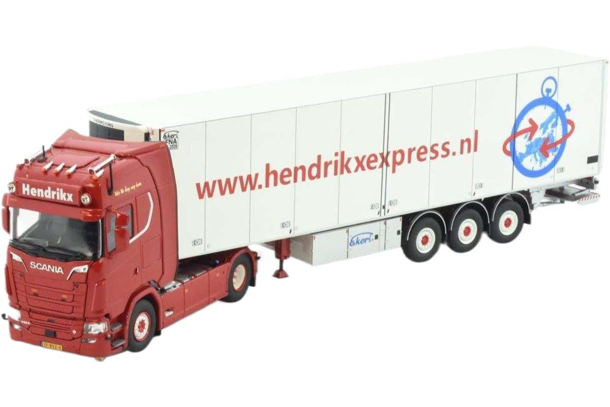 Hendrikx Express Scania NGS 530 冷凍セミトレーラー トラクタ / Tekno 1/50 建設機械模型 工事車両|ラストホビー