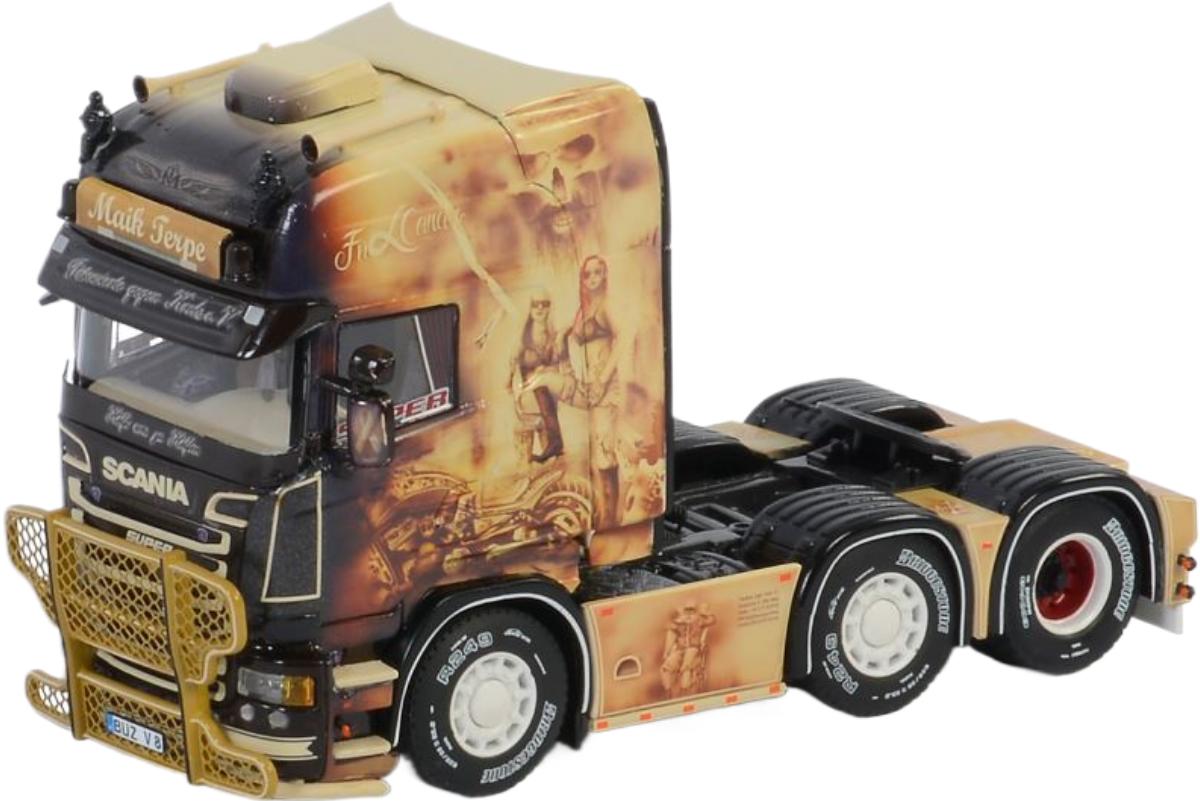 MTS Maik Terpe Scania Streamline Topline 貨物自動車 / WSI 1/50 作り上げる機械類ひな形 工事鉄道車両