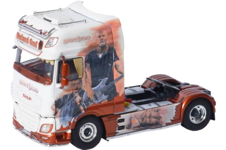 Graf Roland DAF XF Super Space Cab MY2017 貨物自動車 / WSI 1/50 作り上げる機械類ひな形 工事鉄道車両