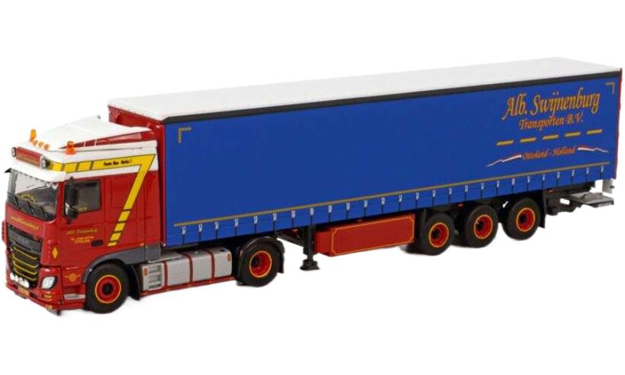 Alb Swijnenburg DAF XF Space Cab 4x2 トラクタ / WSI 1/50 建設機械模型 工事車両