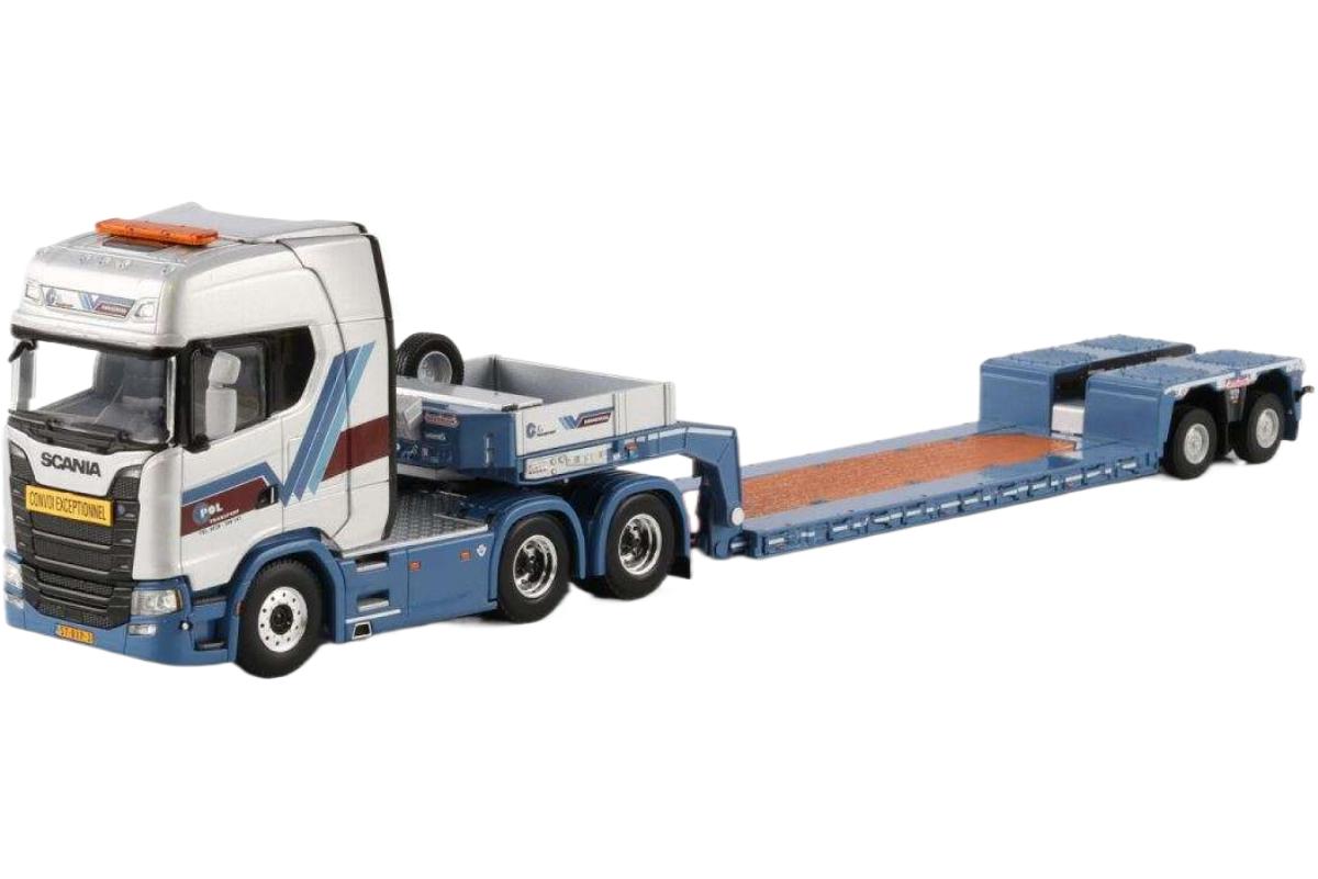 Pol Transport Scania S Highline CS20H Euro トラクタ WSI 1/50 建設機械模型 工事車両