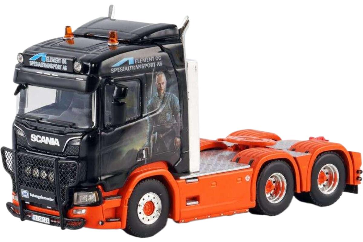 Element OG Spesialtransport Scania R Normal トラクター / WSI 1/50 作り上げる機械類ひな形 工事鉄道車両