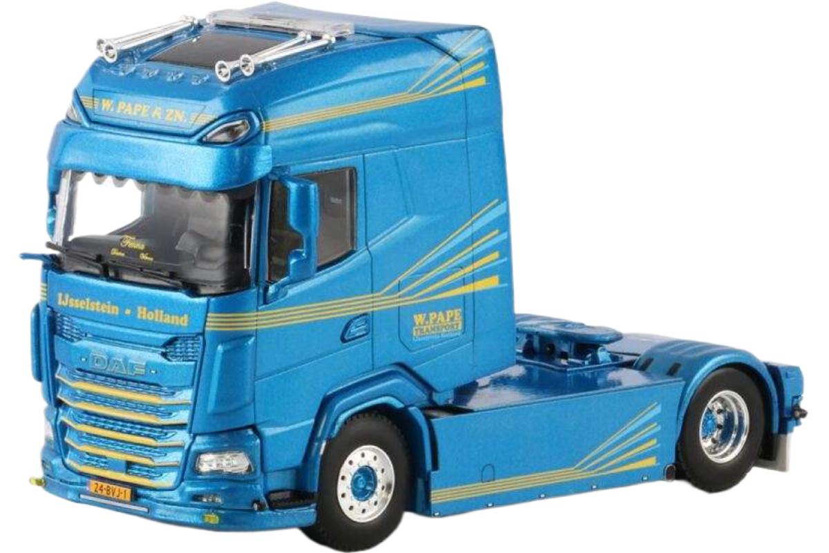 W Pape Transport DAF XG+ 4x2 01 4670 トラクター WSI 1/50 作り上げる機械類ひな形 工事鉄道車両