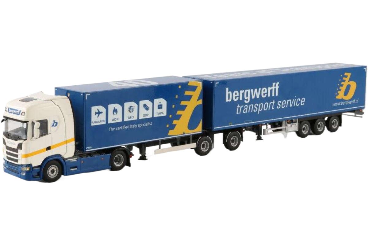 Bergwerff Transport Scania S Highline CS20H トラクタ / WSI 1/50 建設機械模型 工事車両｜ラストホビー