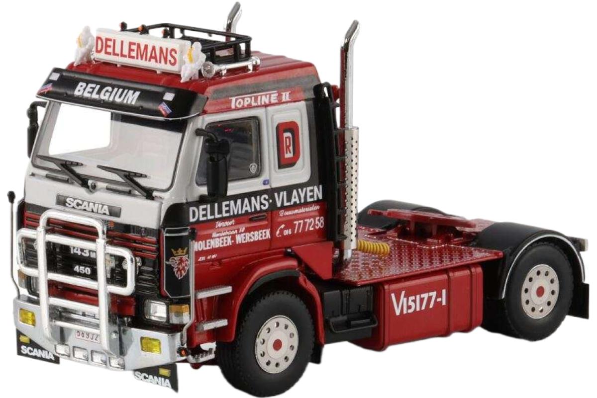 Dellemans Vlayen Scania 3続きもの 01 4804 トラクター / WSI 1/50 作り上げる機械類ひな形 工事鉄道車両