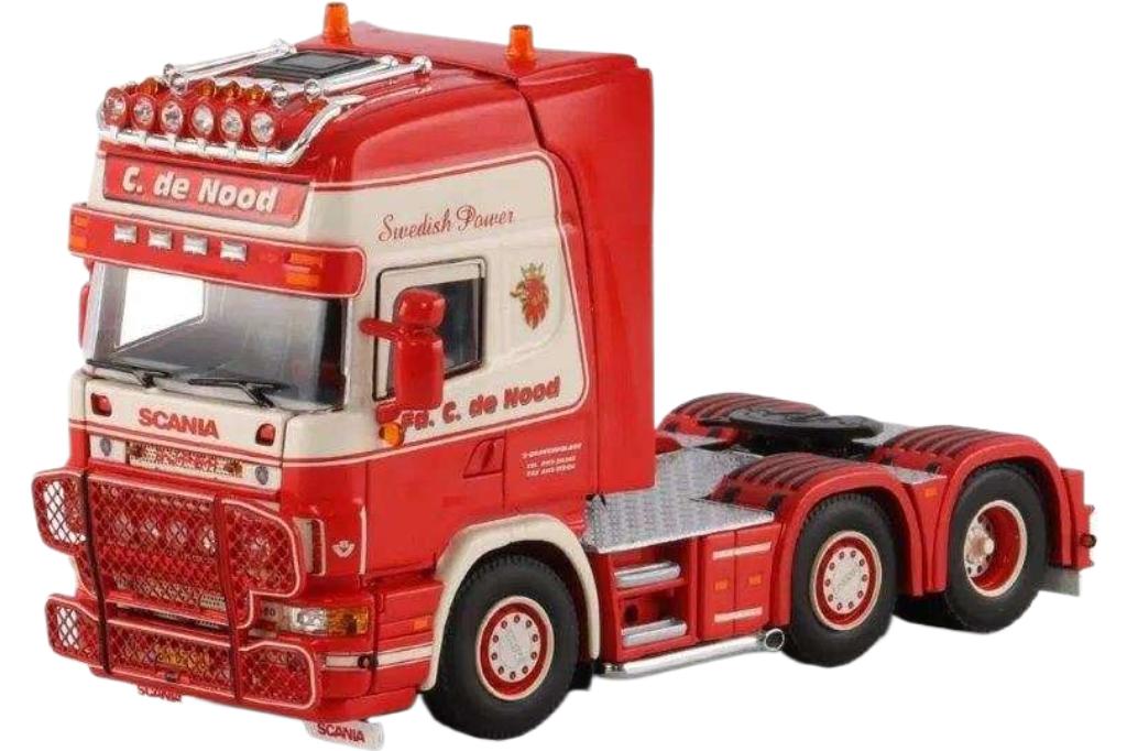C de Nood Scania 6x2 164 L 58 02 3681 トラクター / WSI 1/50 作り上げる機械類ひな形 工事鉄道車両