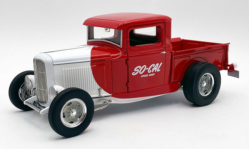 楽天市場】ミニカー 1/18 ACME トラック ホットロッド 赤 1932 Ford