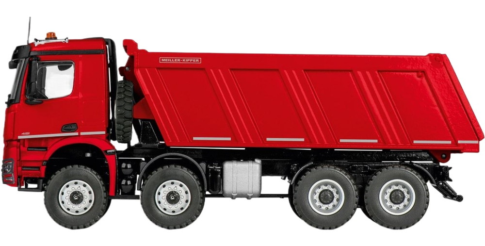 Mercedes Benz Arocs Meiller ティッパー / CONRAD 1/50 作り上げる機械類ひな形 工事鉄道車両