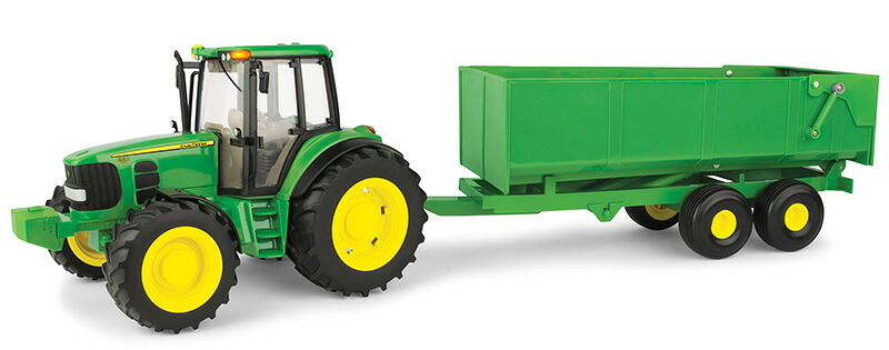 John Deere トラクタ ダンプワゴン付き添い人 TBEK46077 ビッグ農園続きもの 農作機械類 / ERTL 1/16 ひな形