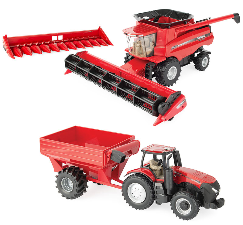 Case IH 穫りいれる プレイセット 農機 ひな形 / ERTL 1/32