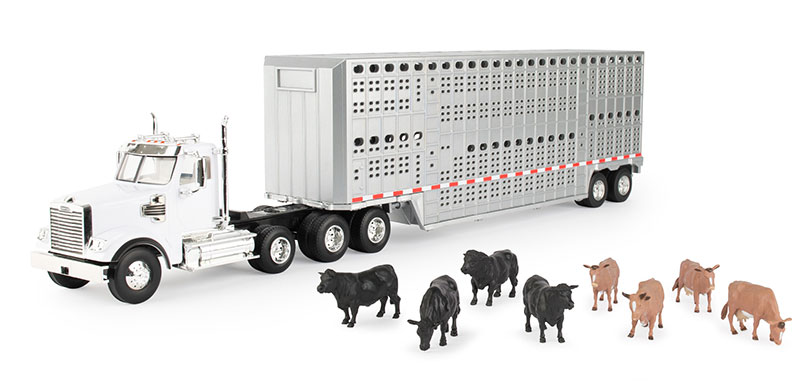 Freightliner 122SD セミトラック 家畜トレーラー付き 農機 模型 / ERTL 1/32 11,899円