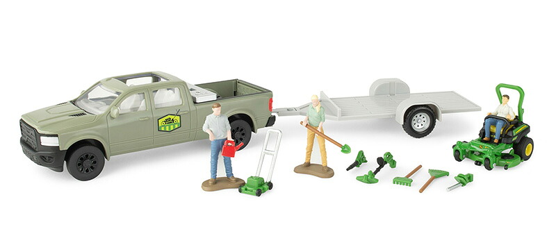 John Deere 芝生手入れ プレイセット 農機 模型 / ERTL 1/32|ラストホビー