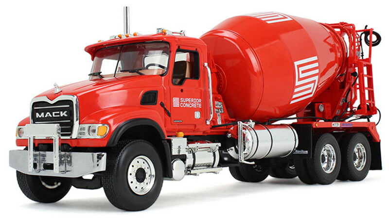 Superior Concrete Inc. Mack Granite MP McNeilus スタンダード ミキサー / FIRST GEAR 1/34 建設機械模型 工事車両｜ラストホビー