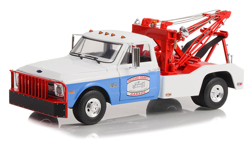 Hazzard County Garage 1969 Chevrolet C 30 Dually レッカー車 レッカー車 / Greenlight 1/18 ミニカー