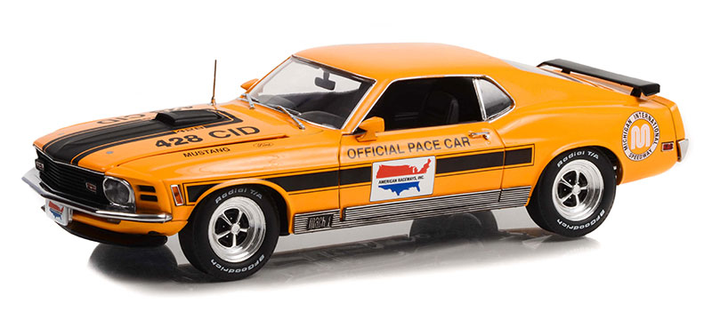 Michigan International Speedway オフィシャルペースカー 1970 Ford Mustang Mach 1 / HIGHWAY61 1/18 ミニカー