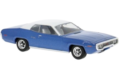 Plymouth Satellite Sebring Plus 1971 blue / IXO 1/43 ミニカー