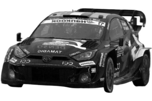 ラリーモンテカルロ Toyota GR Yaris Rally1 No17 S Ogier V Landais / IXO 1/43 ミニカー|ラストホビー