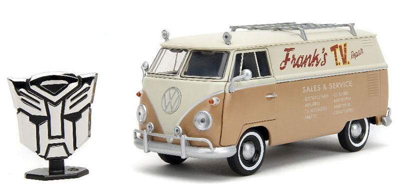 Volkswagen バス ホイルジャック オートボットエンブレム付き トランスフォーマー/ビースト覚醒 ミニカー / JADA 1/24|ラストホビー