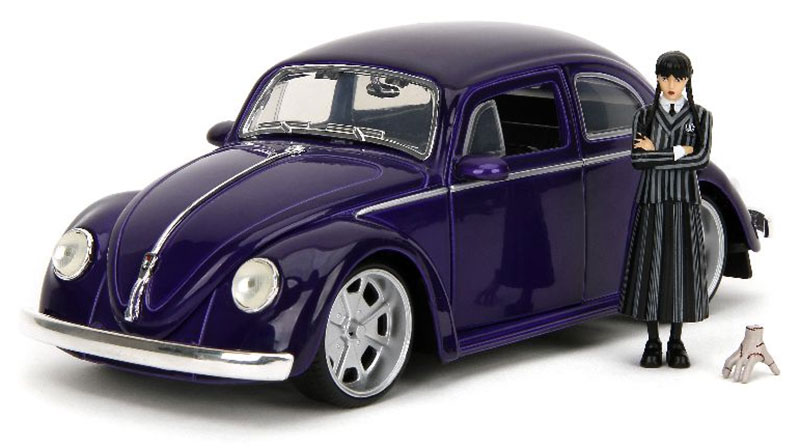 1959 Volkswagen Beetle ウェンズデー & ハンド フィギュア付き ミニカー / JADA 1/24｜ラストホビー