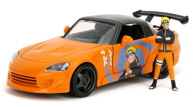 2001 Honda S2000 ナルト フィギュア付き ミニカー / JADA 1/24