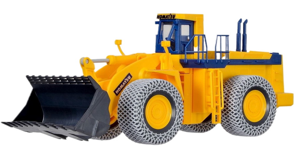 Komatsu 車輪車載専用車 WA 800 2 / Kibri 1/87 作り上げる機械類ひな形 工事鉄道車両 乗り物のおもちゃ-おもちゃ