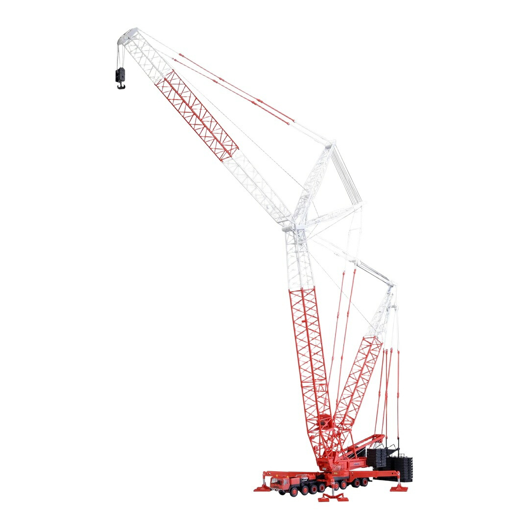 リープヘル LG 1800 スペースリフター 可動性起重機 重機 / Kibri 1/87 ミニカー 作り上げる機械類ひな形 工事鉄道車両