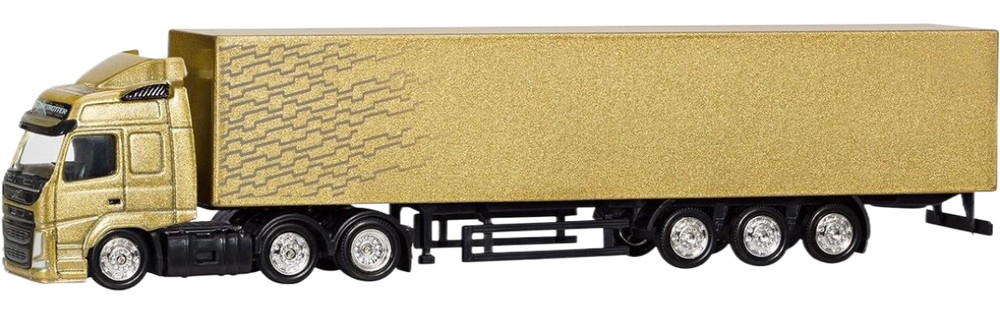 Volvo FM Globetrotter XL ボックストレーラー トレーラー / Motorart 1/87 建設機械模型 工事車両