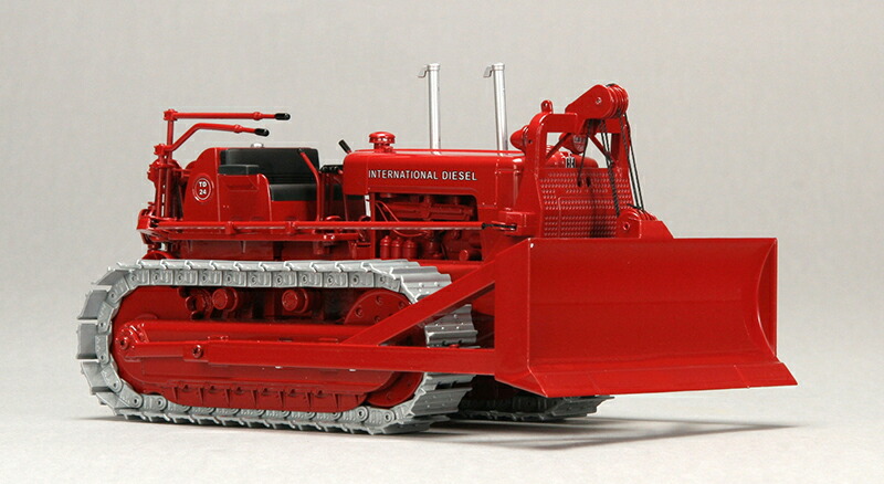 International Harvester TD 24 スパイダー ケーブルブレード付き添い人 ブルドーザー / SPECCAST 1/25 作り上げる機械類ひな形 工事鉄道車両