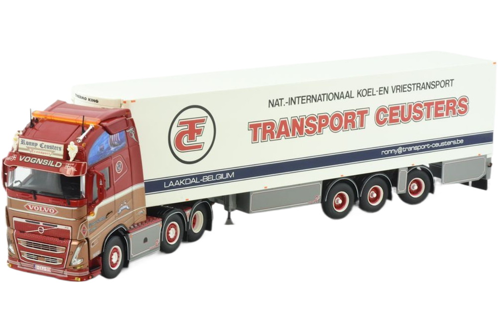 Ronny Ceusters Volvo FH05 Globetrotter XL リーファートレーラー トレーラー / TEKNO 1/50 建設機械模型 工事車両｜ラストホビー