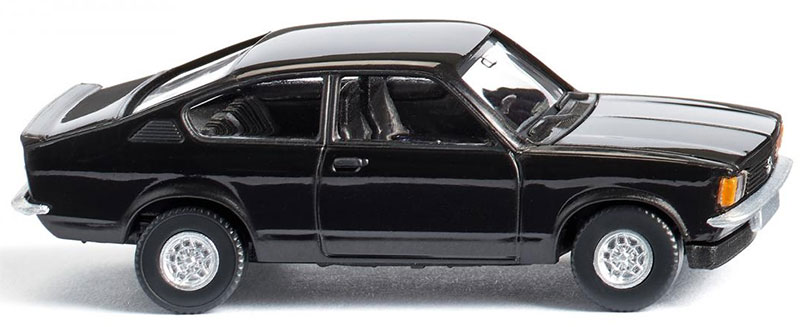 Opel Kadett C GT/E クーペ 黒いこと ミニカー / WIKING 1/87 ミニカー・トイカー-乗り物のおもちゃ