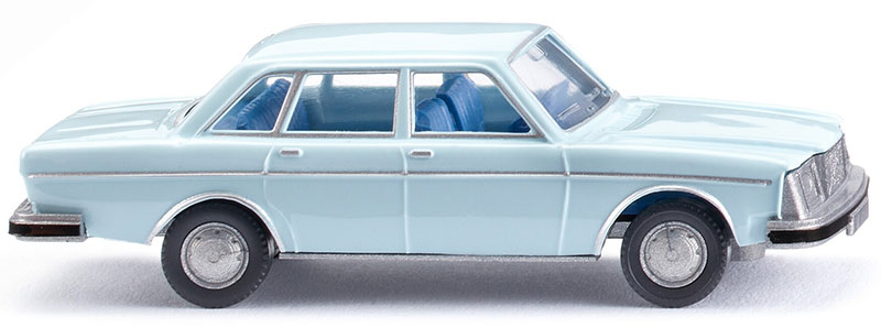 1976-78 Volvo 264 GLE ホワイトブルー ミニカー / WIKING 1/87