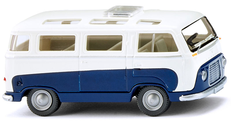 Ford FK 1000 パノラマバス サファイアブルー & ホワイト ミニカー / WIKING 1/87|ラストホビー