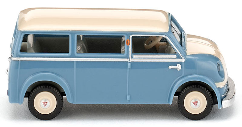 1952-61 Lloyd LT 500 バス パステルブルー ミニカー / WIKING 1/87|ラストホビー