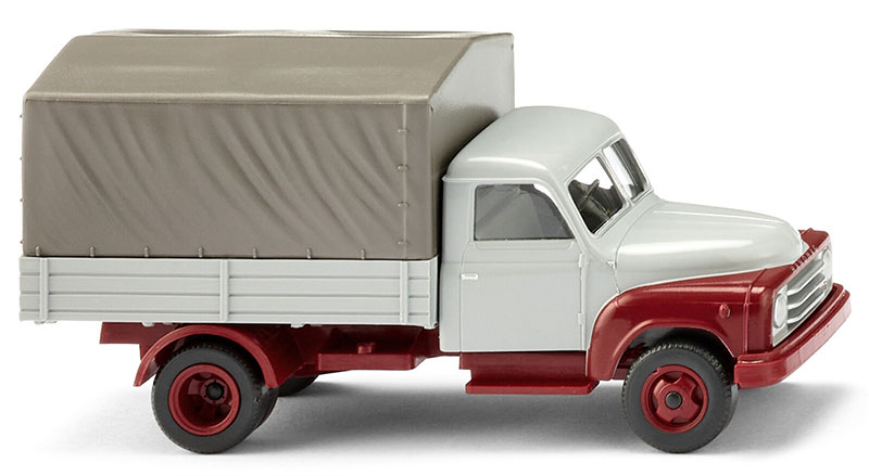 Hanomag L 28 フラットベッドトラック グレー ミニカー / WIKING 1/87｜ラストホビー