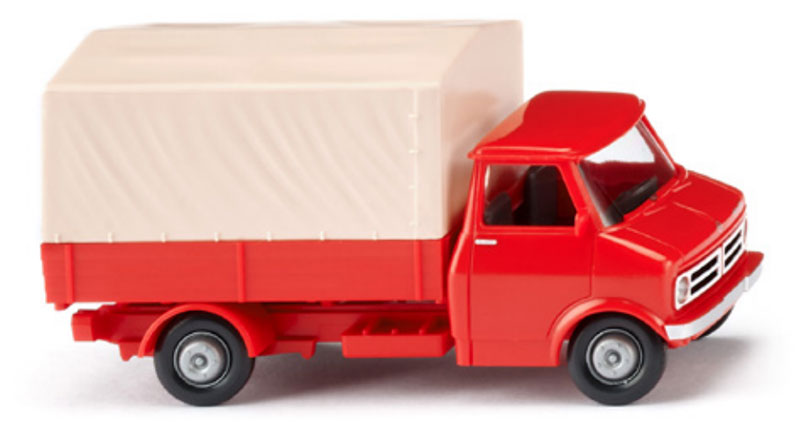 1969-88 Bedford フラットベッドトラック ブラッドオレンジ ミニカー / WIKING 1/87|ラストホビー